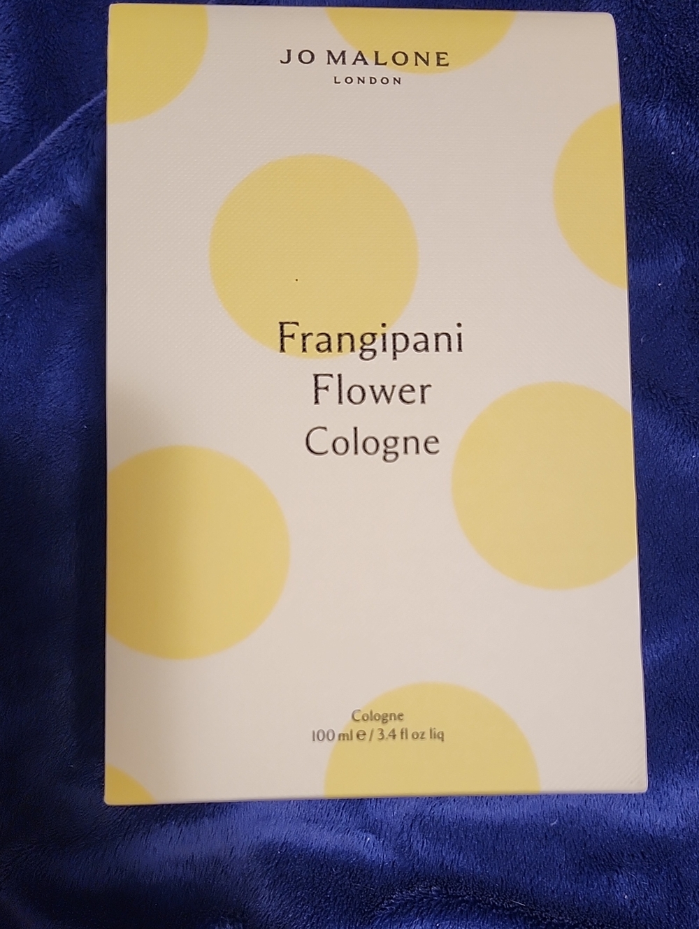 Jo Malone Frangipani Flower Cologne — Yellow & White Polka Dot Box